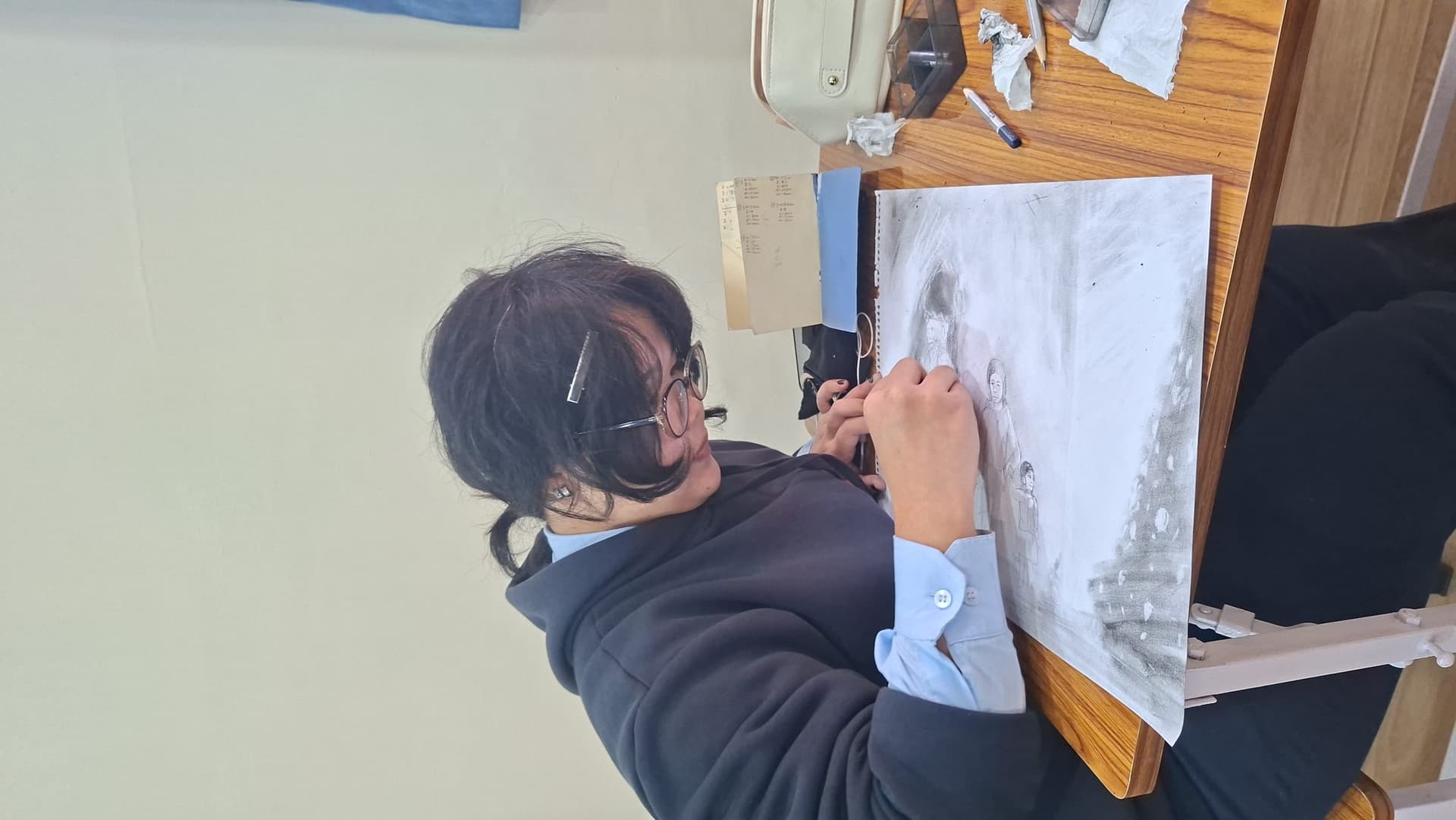 Creative mixed media and color sketches