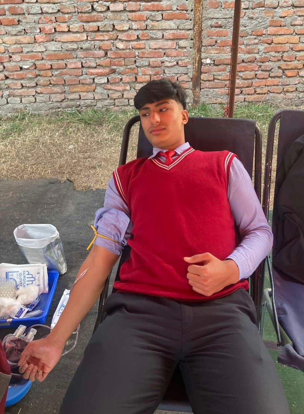 Campus blood donation campaign