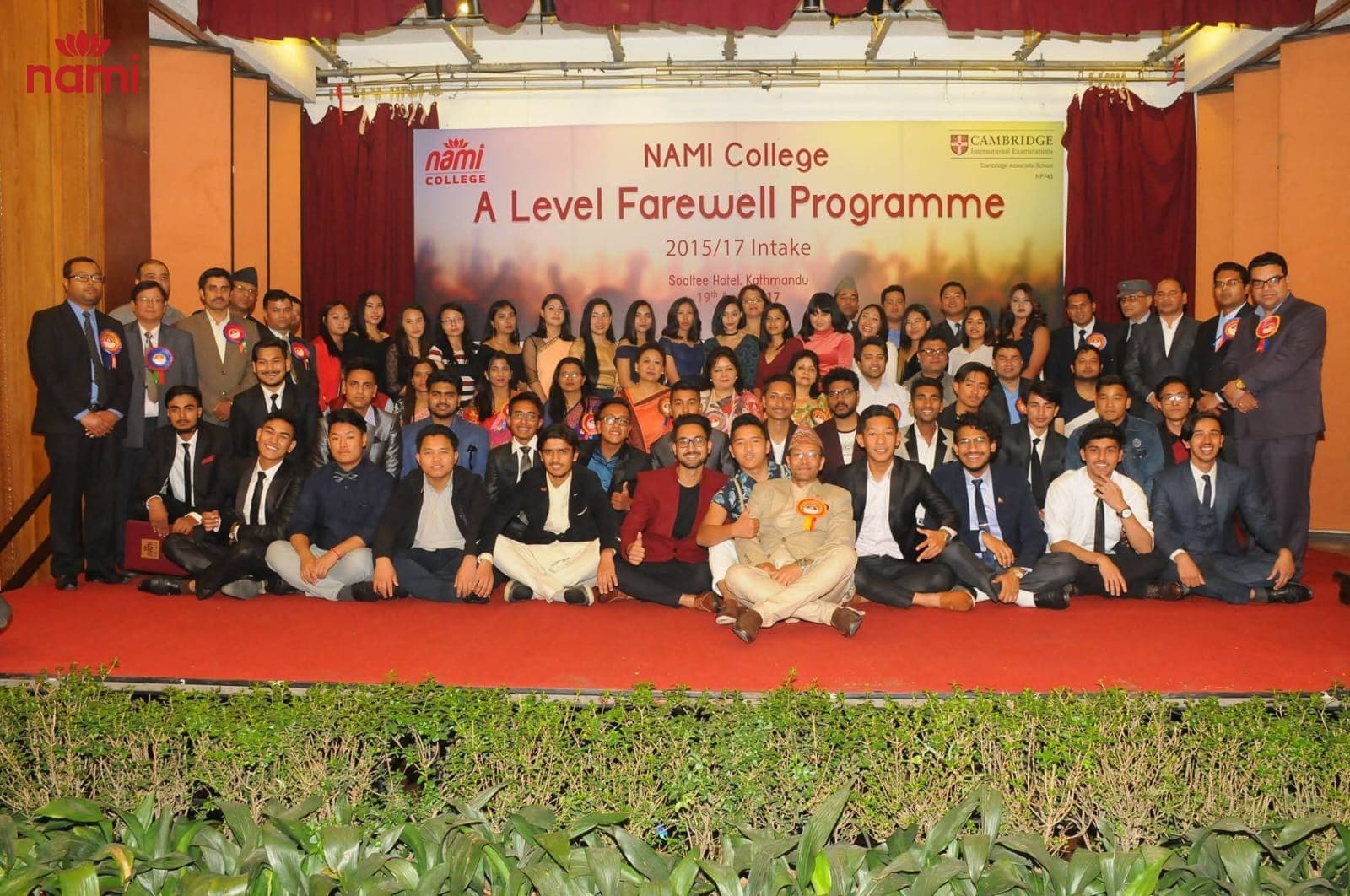 NAMI students and faculty on campus