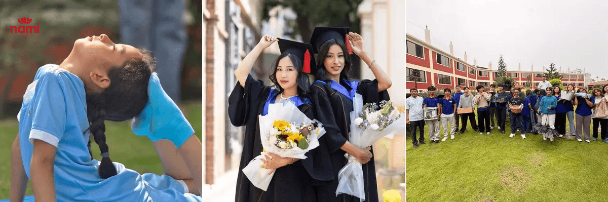 NAMI campus facilities, learning spaces, and academic environments